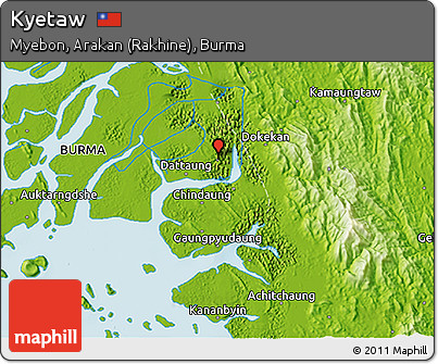 Physical 3D Map of Kyetaw