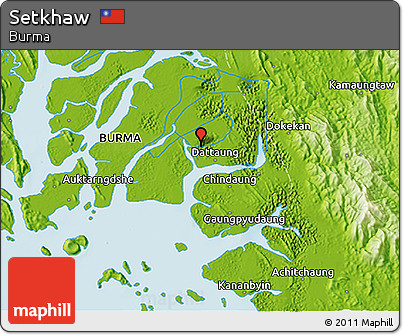 Physical 3D Map of Setkhaw