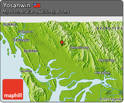Physical 3D Map of Yosanwin