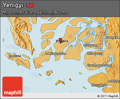Political 3D Map of Yenigyi