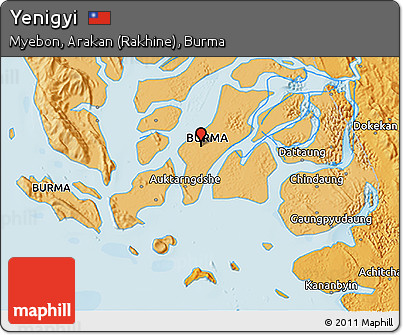Political 3D Map of Yenigyi