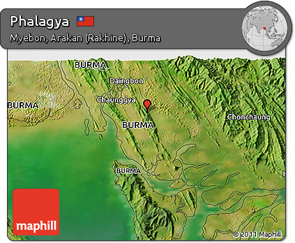 Satellite 3D Map of Phalagya