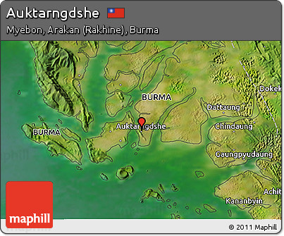 Satellite 3D Map of Auktarngdshe