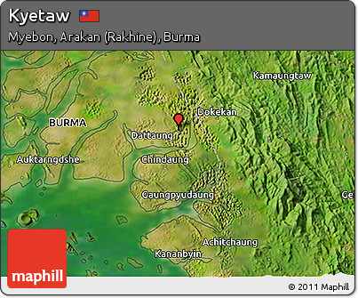 Satellite 3D Map of Kyetaw