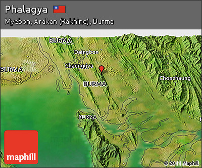 Satellite 3D Map of Phalagya