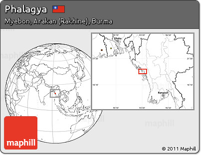 Blank Location Map of Phalagya