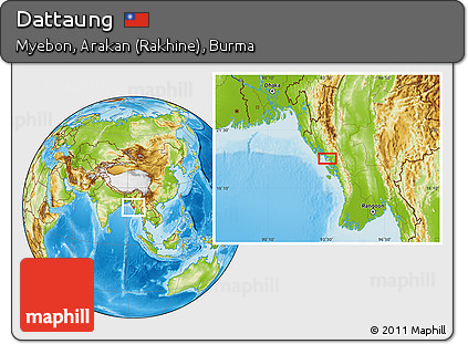 Physical Location Map of Dattaung