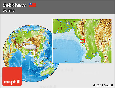 Physical Location Map of Setkhaw