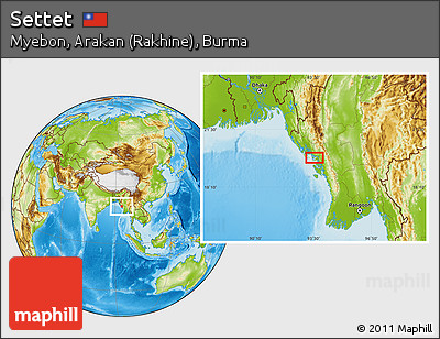 Physical Location Map of Settet