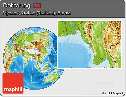 Physical Location Map of Dattaung