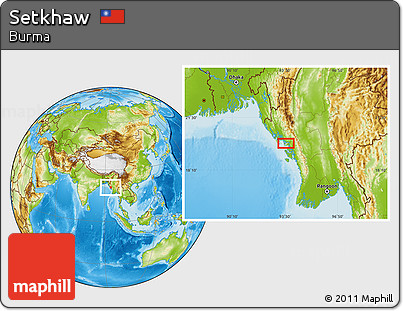 Physical Location Map of Setkhaw