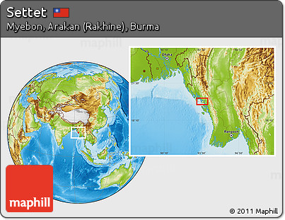 Physical Location Map of Settet