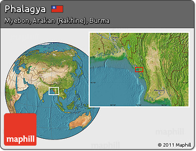 Satellite Location Map of Phalagya