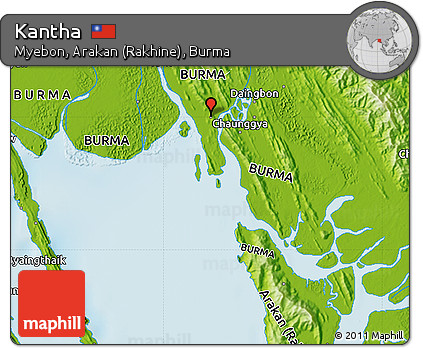 Physical Map of Kantha