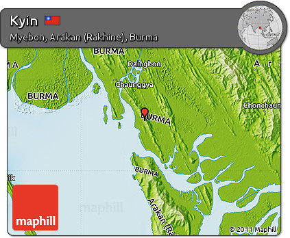 Physical Map of Kyin
