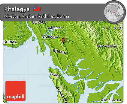Physical Map of Phalagya