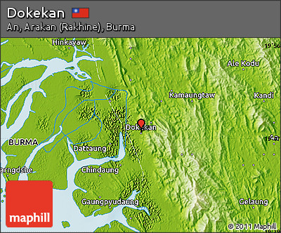 Physical Map of Dokekan