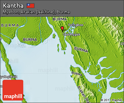 Physical Map of Kantha
