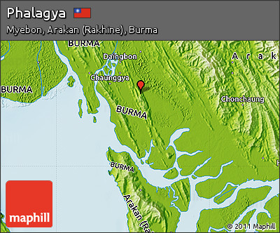 Physical Map of Phalagya