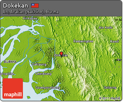 Physical Map of Dokekan