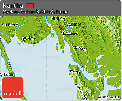 Physical Map of Kantha