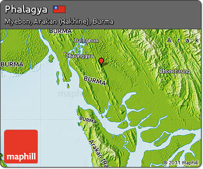 Physical Map of Phalagya