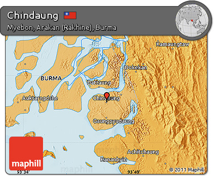 Political Map of Chindaung