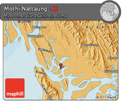 Political Map of Mothi Nattaung