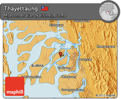 Political Map of Thayettaung