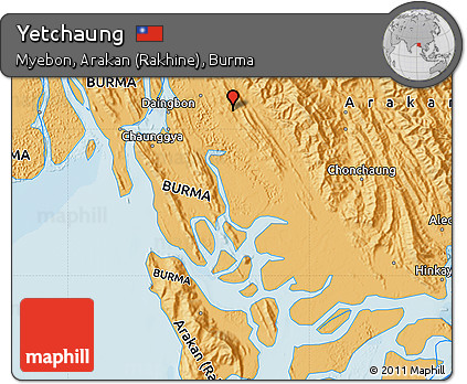 Political Map of Yetchaung