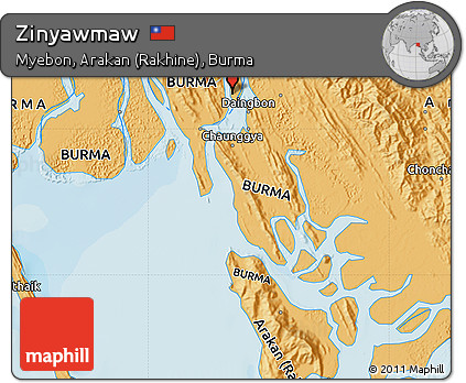 Political Map of Zinyawmaw