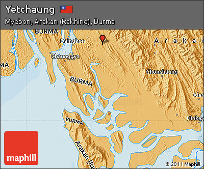 Political Map of Yetchaung