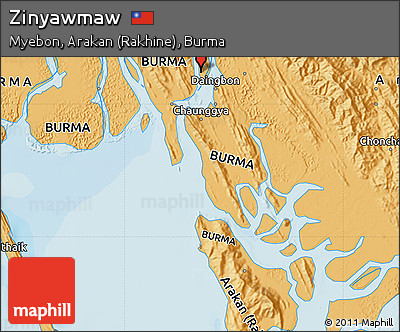 Political Map of Zinyawmaw