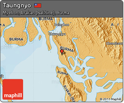 Political Map of Taungnyo