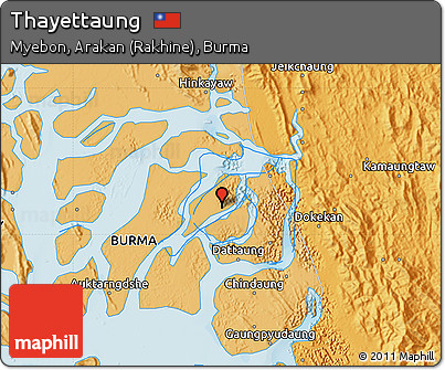 Political Map of Thayettaung