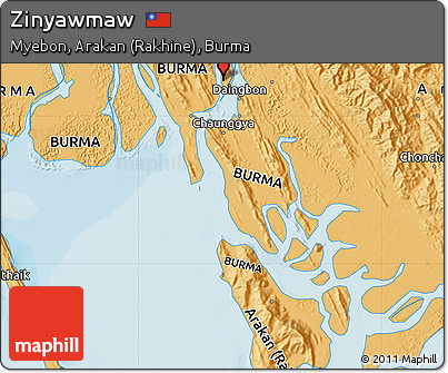 Political Map of Zinyawmaw