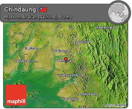 Satellite Map of Chindaung