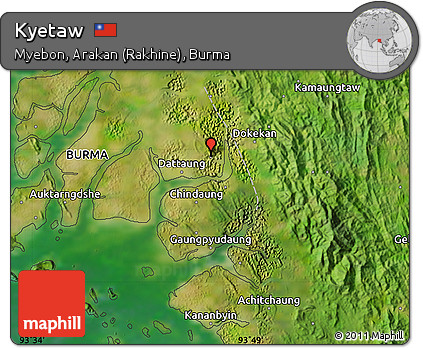 Satellite Map of Kyetaw