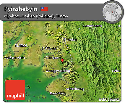 Satellite Map of Pyinshebyin