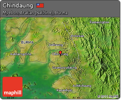 Satellite Map of Chindaung