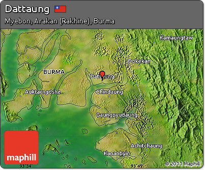 Satellite Map of Dattaung