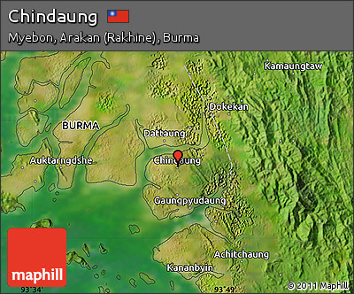 Satellite Map of Chindaung