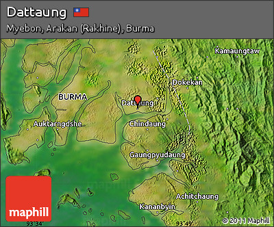Satellite Map of Dattaung