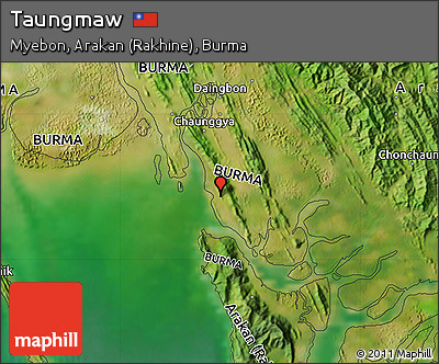 Satellite Map of Taungmaw