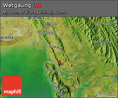 Satellite Map of Wetgaung
