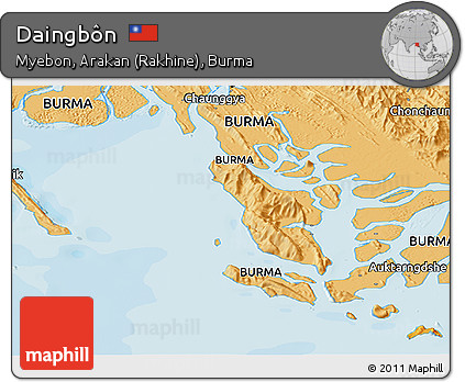Political Panoramic Map of Daingbôn