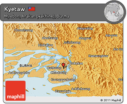 Political Panoramic Map of Kyetaw