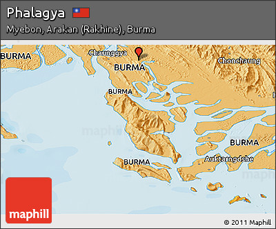 Political Panoramic Map of Phalagya
