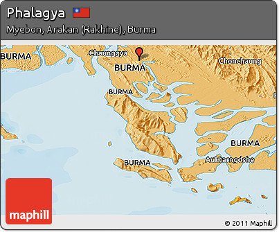 Political Panoramic Map of Phalagya