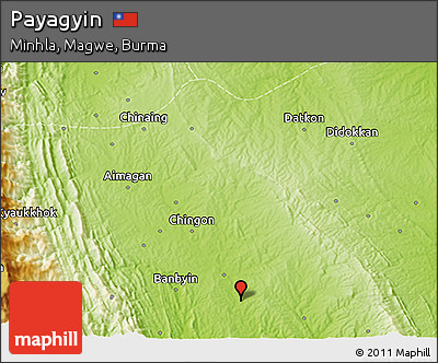 Physical 3D Map of Payagyin